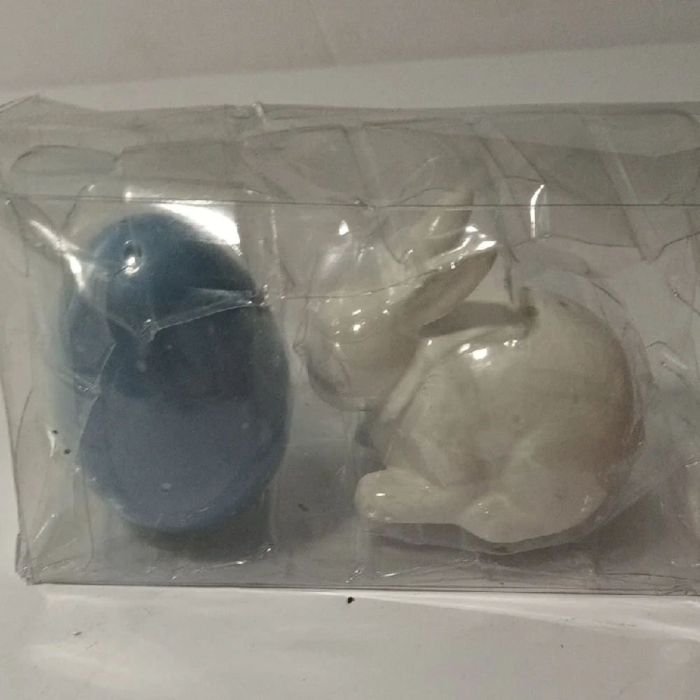 Charming Easter Bunny and Egg Salt & Pepper Shakers